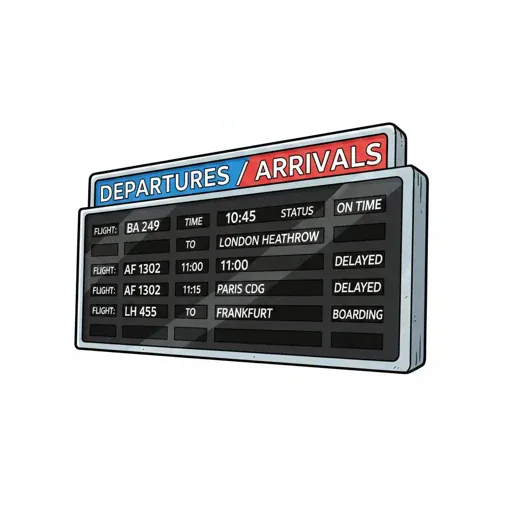 Departure/Arrivals Board
